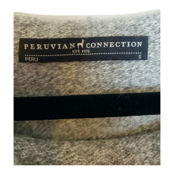 Peruvian Connection Womens Small Aspen 100% Royal Alpaca Sweater Boatneck Gray - Picture 6 of 12